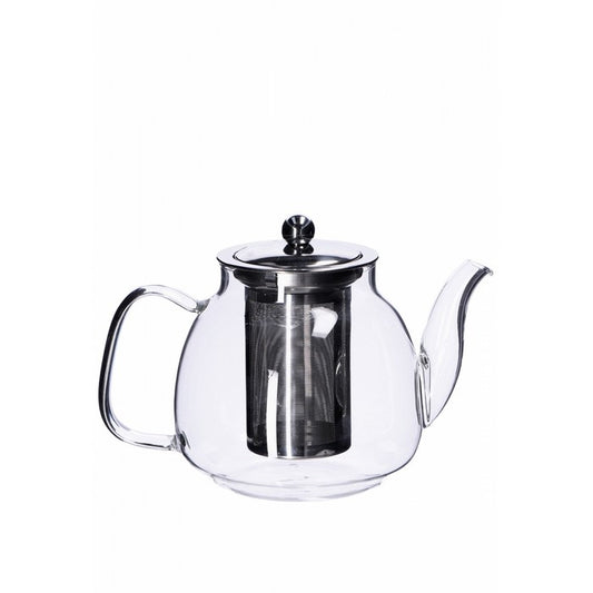 Teiera in vetro borosilicato e acciaio 900 ml - AD TREND - 