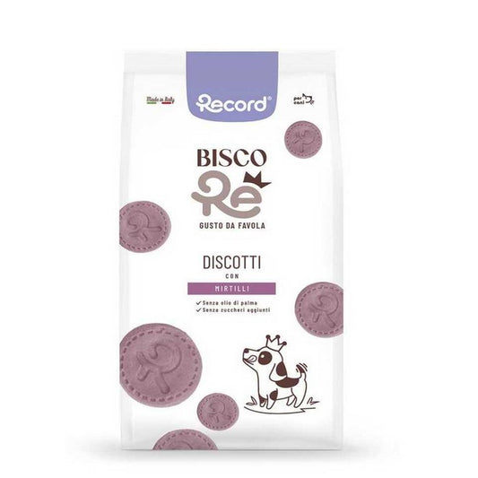 Biscotti per cani discotti ai mirtilli - BiscoRe - RECORD - 64405926904186