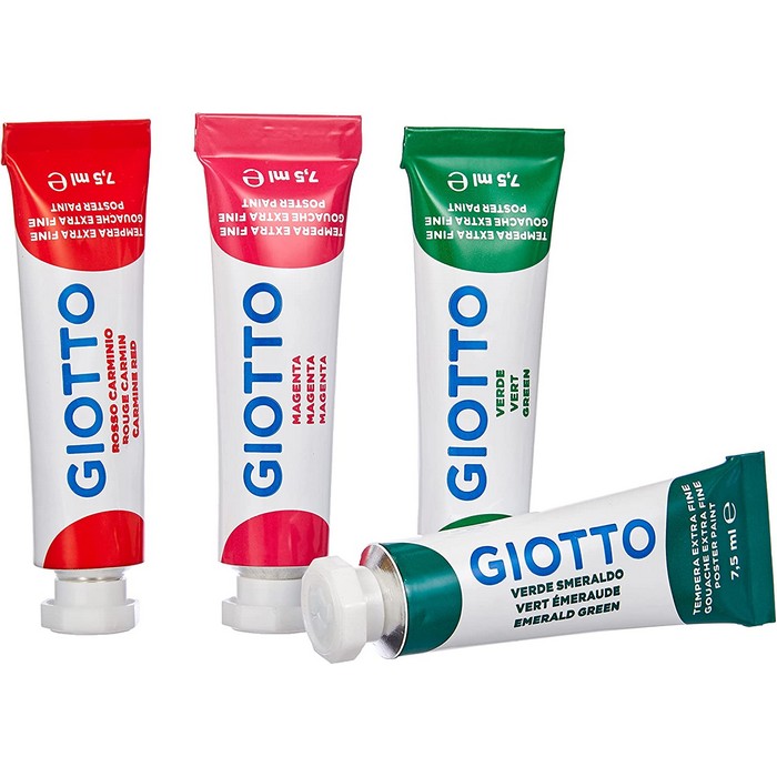 Giotto astuccio 12 tempere 7,5 ml tubo - INGRO CART - 34277804376280