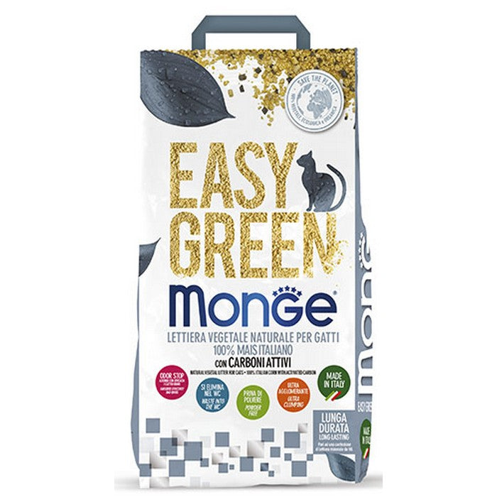 Monge Lettiera Easy Green con Carboni Attivi 3,8kg - MONGE - 34288830152920