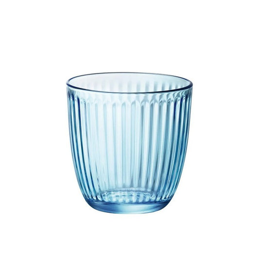 Set 6 bicchieri in vetro azzurro - Line Acqua - BORMIOLI - 35125937995992