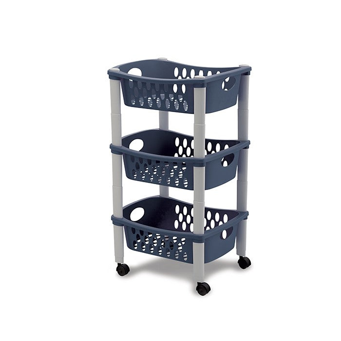 Carrello da cucina Otello a 3 piani - STEFANPLAST - 34276830413016