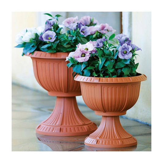 Vaso a calice per fiori  terracotta - Venezia - STEFANPLAST - 34272879968472