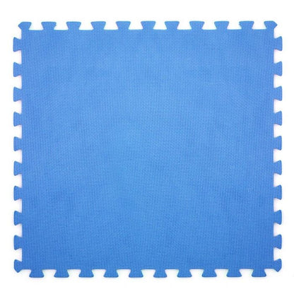 Set 9 tappetini 50x50 per posa piscine - blu