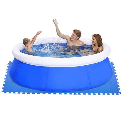 Set 9 tappetini 50x50 per posa piscine - blu