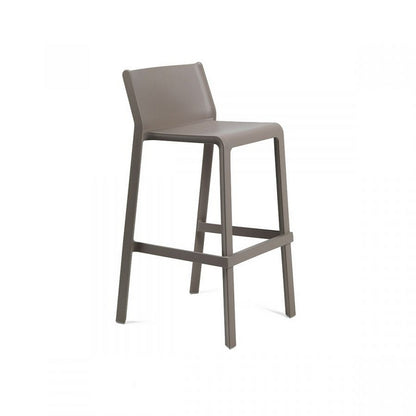 Sgabello da giardino alto in resina - Trill Stool