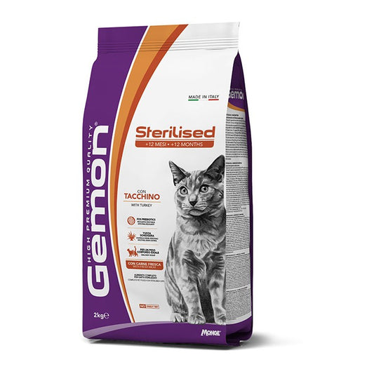 Gemon Gatto Sterilised con Tacchino - GEMON - 