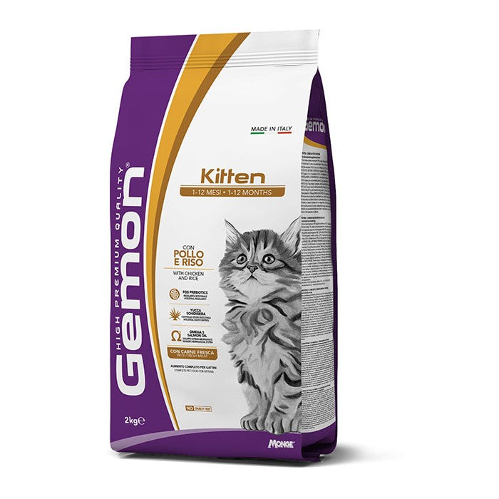 Gemon Gatto Kitten con Pollo e Riso - GEMON - 63546245742970