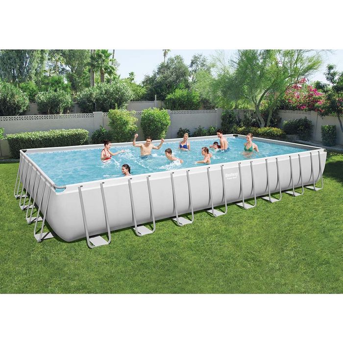 Piscina rettangolare Power Steel frame - CREARE ITALIA - 34273932411096