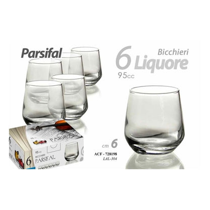 Set 6 bicchieri per liquore - Parsifal