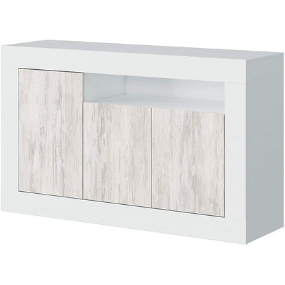 Credenza 3 ante rovere sbiancato