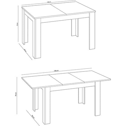 Tavolo per cucina e soggiorno estensibile - Kendra