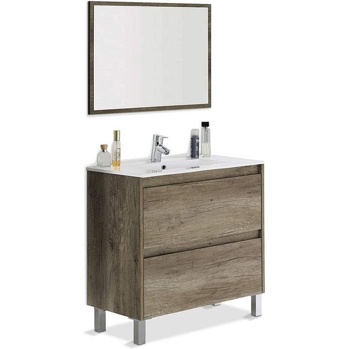 Mobile da bagno con specchio - Dakota - FORES - 34280023752920