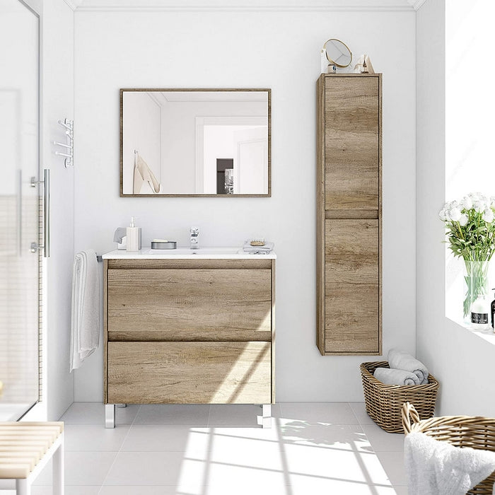 Mobile da bagno con specchio - Dakota - FORES - 34266367197400