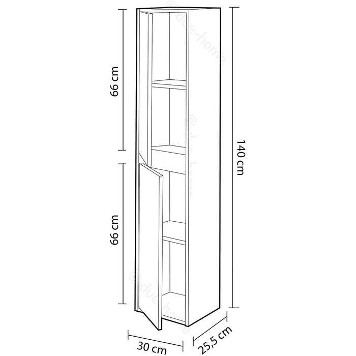 Colonna da bagno 2 ante - Dakota - FORES - 34280026767576