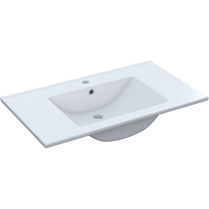 Lavabo rettangolare in ceramica - FORES - 34266394329304