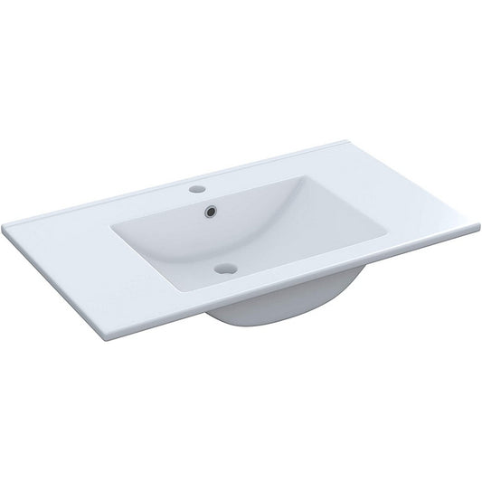 Lavabo rettangolare in ceramica - FORES - 34266395050200