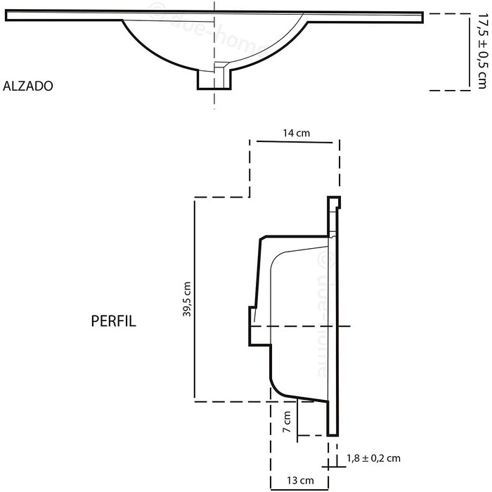 Lavabo rettangolare in ceramica - FORES - 34270056513752