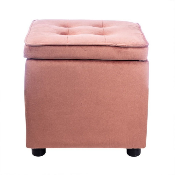 Pouf contenitore in velluto Dalia - CASA COLLECTION - 34280055865560