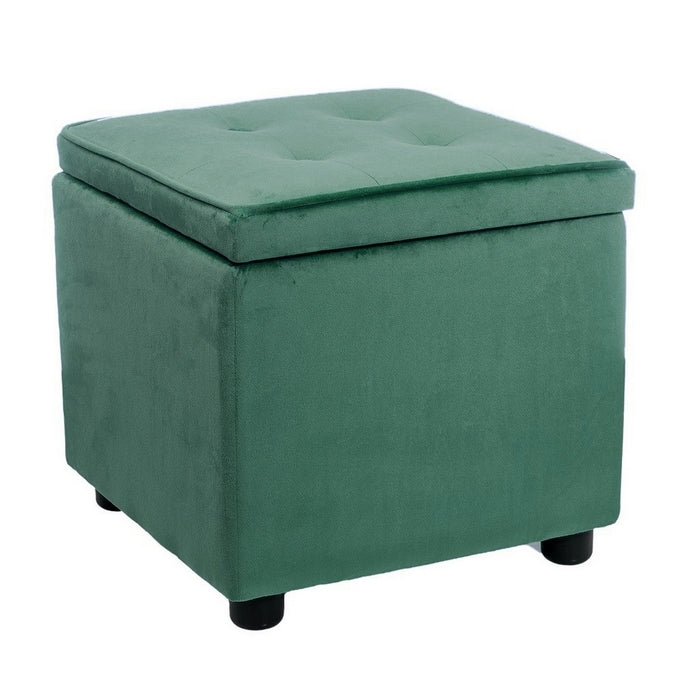 Pouf contenitore in velluto Dalia - CASA COLLECTION - 34261820375256