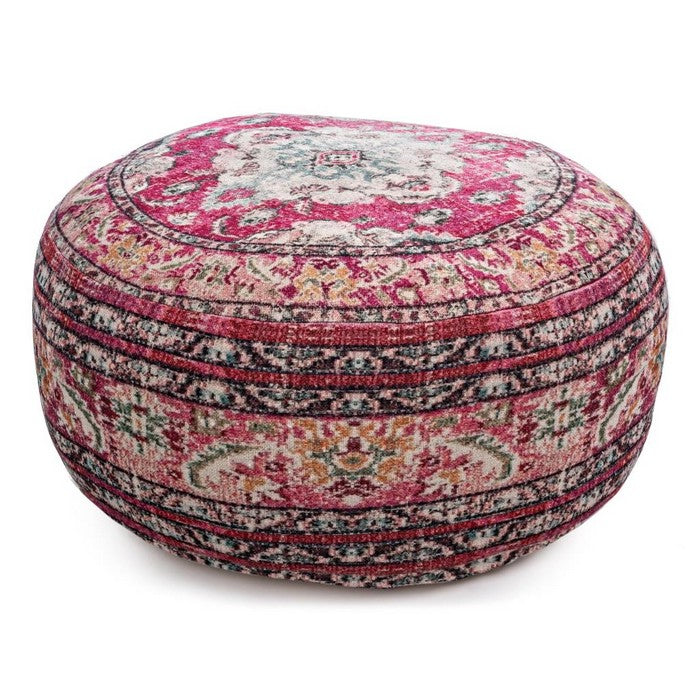 Pouf tondo etnico in tessuto - Tamil - BIZZOTTO - 34270076338392