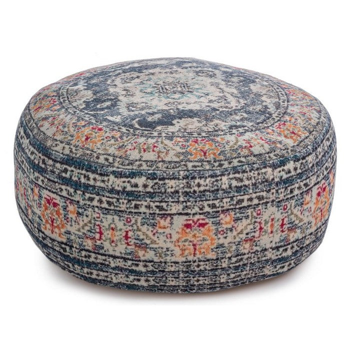 Pouf tondo etnico in tessuto - Tamil - BIZZOTTO - 34270076666072