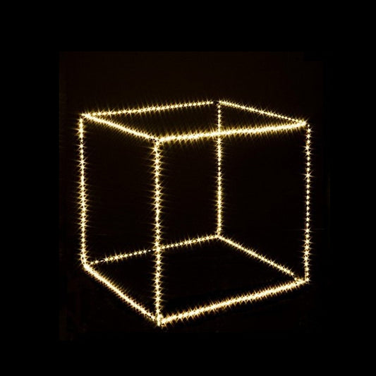 Cubo luminoso con 410 micro-led bianco caldo 45x45 cm - Classic - BIZZOTTO - 35976734965976