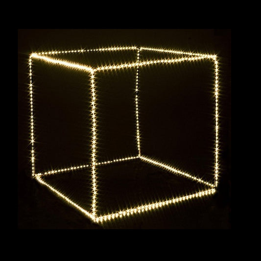 Cubo luminoso con 510 micro-led bianco caldo 55x55 cm - Classic - BIZZOTTO - 35976736407768