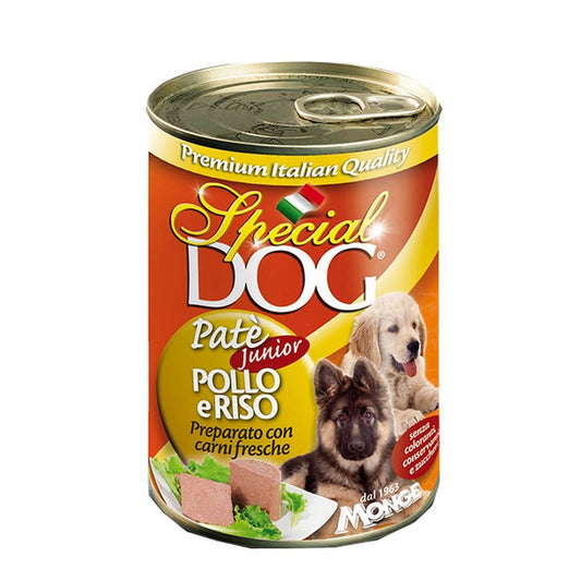 Special Dog All Breeds Puppy and Junior Paté con Pollo e Riso - MONGE - 