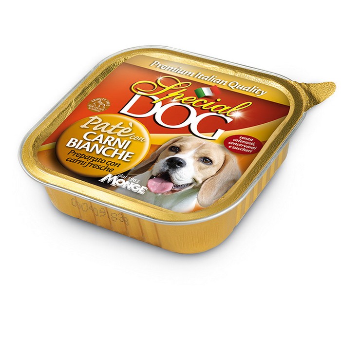 Special Dog All Breeds Adult Paté con Carni Bianche 15g - MONGE - 63048069874042