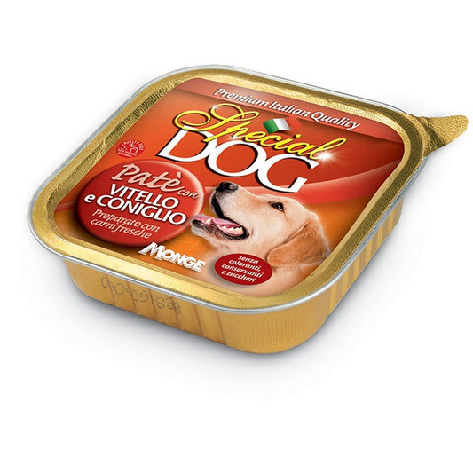 Special Dog All Breeds Adult Paté con Vitello e Coniglio 300g - MONGE - 