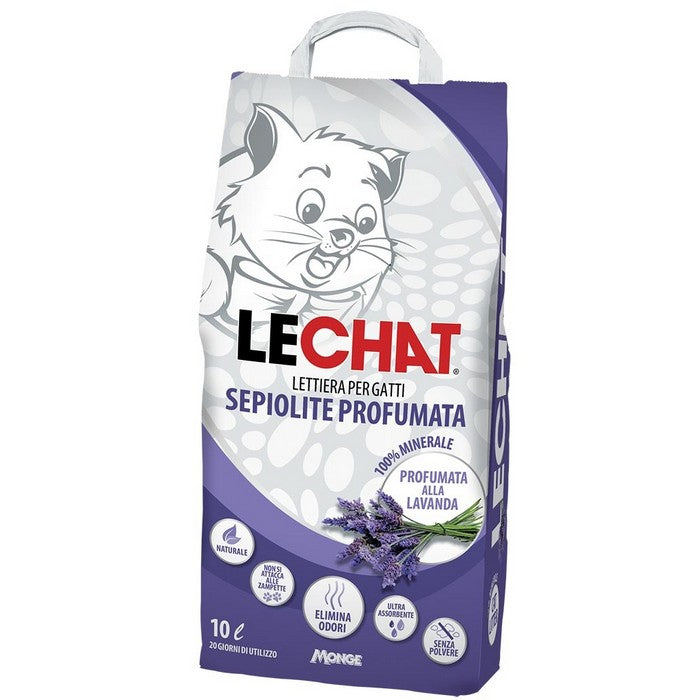 LeChat Lettiera Sepiolite Profumata 10l - MONGE - 34288613654744