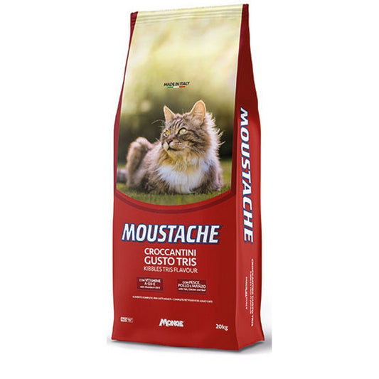 Moustache Croccantini Gatto Gusto Tris con Pesce, Pollo e Manzo - MONGE - 34515988709592