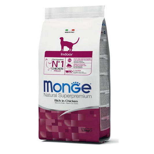 Monge Natural Superpremium Gatto Indoor Ricco in Pollo - MONGE - 63048090190202