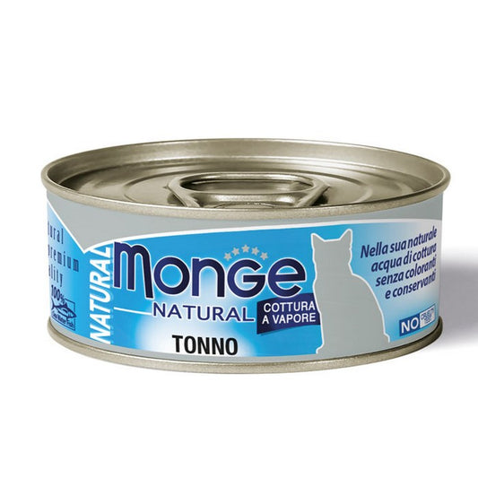 Monge Natural Gatto Pezzetti di Tonno - Adult 80g - MONGE - 34289918312664