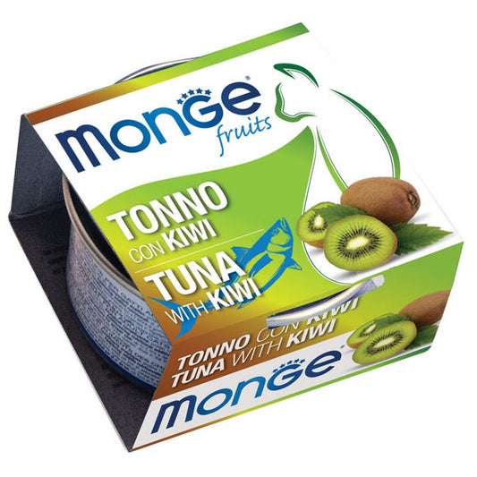 Monge Fruits Gatto Pezzetti di Tonno con Kiwi - Adult 80g - MONGE - 34289861198040