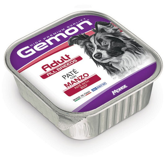 Gemon All Breeds Adult Paté con Manzo 150g - GEMON - 