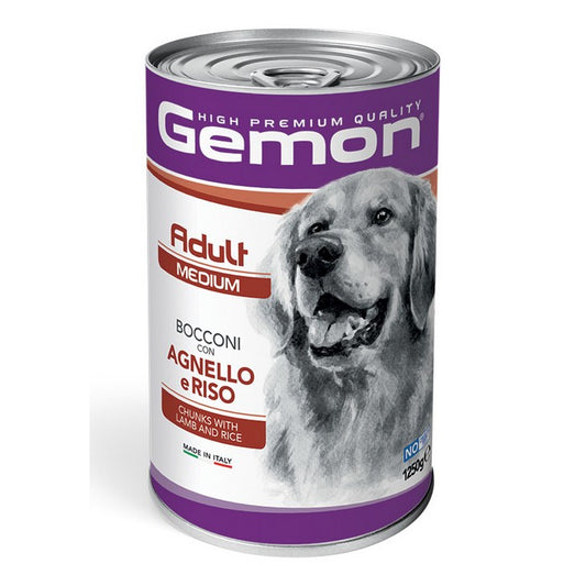 Gemon Medium Adult Bocconi con Agnello e Riso 1,25kg - GEMON - 