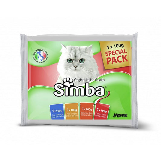 Simba Gatto Multipack Buste assortite 400g - SIMBA - 34775238672600