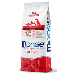 Monge Natural Superpremium All Breeds Adult Active con Pollo 12kg