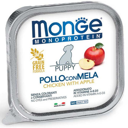 Monge Monoprotein Paté Pollo con Mela - Puppy 150g - MONGE - 34289895768280