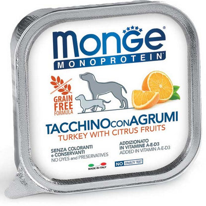 Monge Monoprotein Paté Tacchino con Agrumi 150g