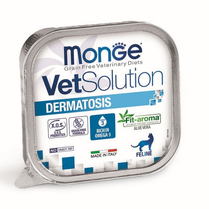 Monge VetSolution Gatto Dermatosis 100g - MONGE - 34290014781656