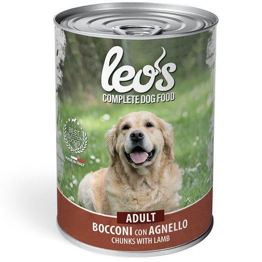 Leo’s Bocconi con Agnello - Adult 415g - LEO'S - 34289812898008